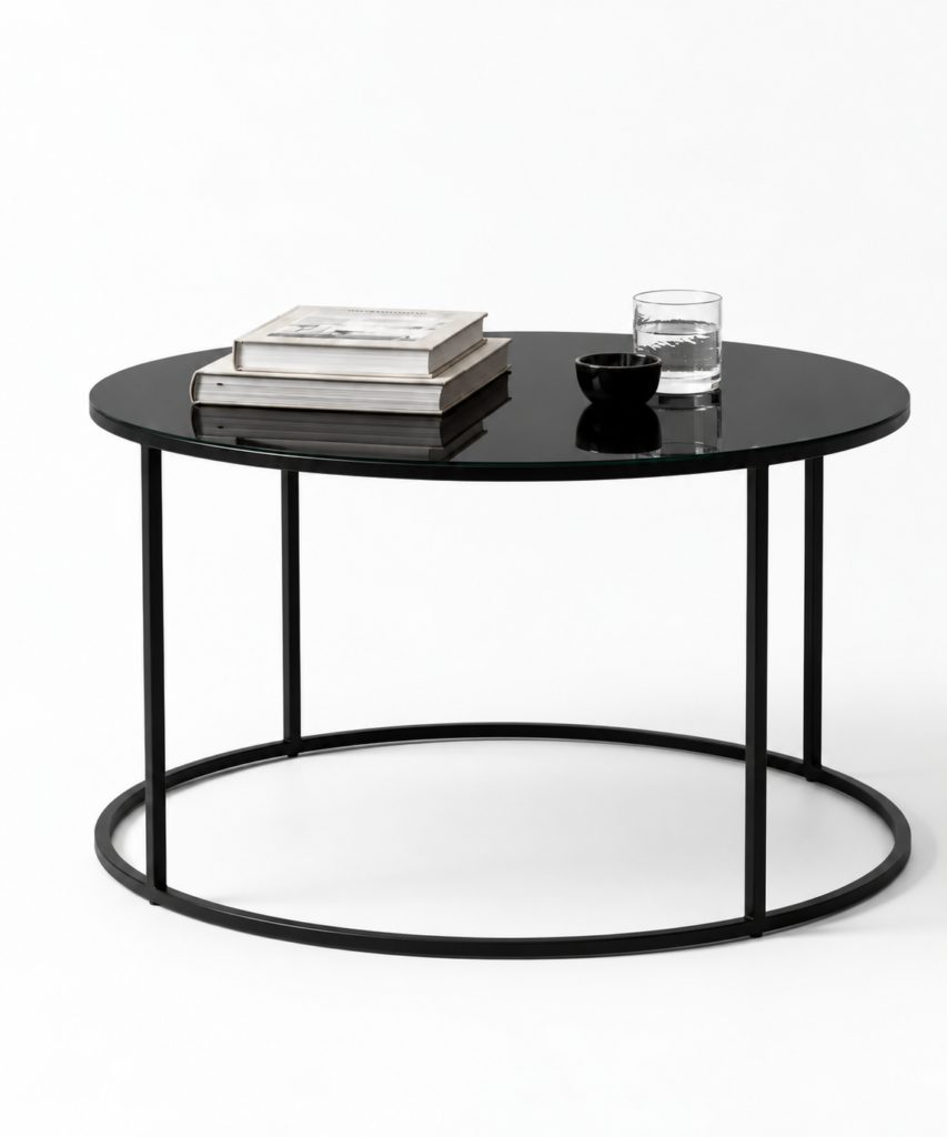 Table Basse Ronde en Métal
