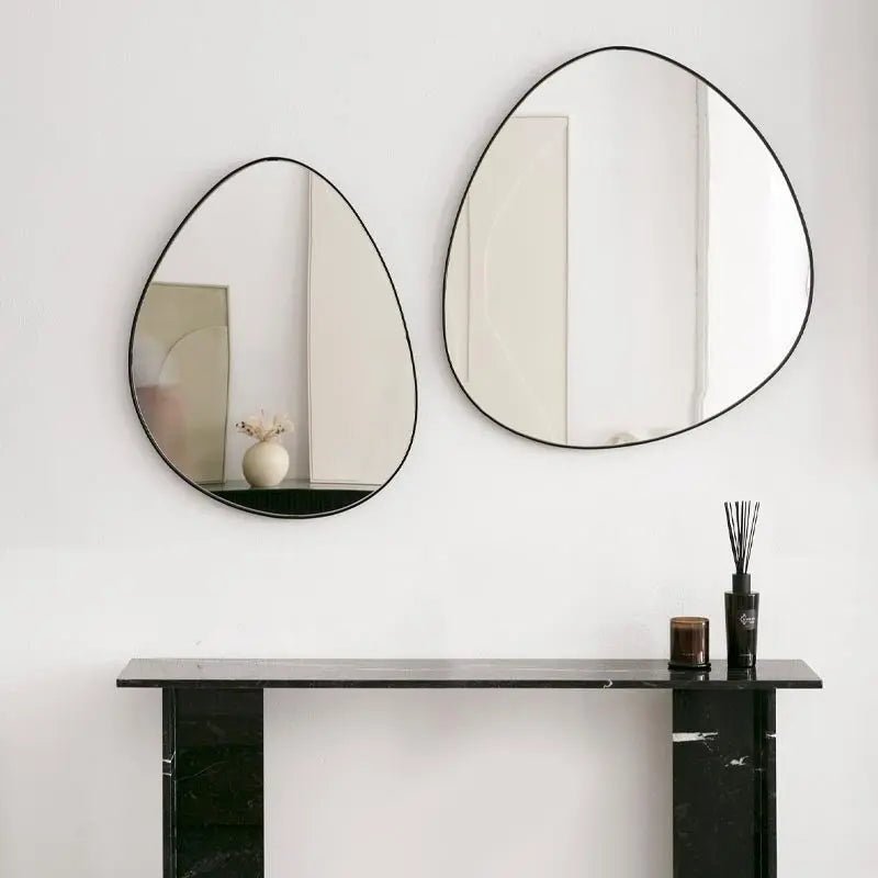 duo de miroirs muraux organiques 5035287 duo de miroirs muraux organiques 5035287