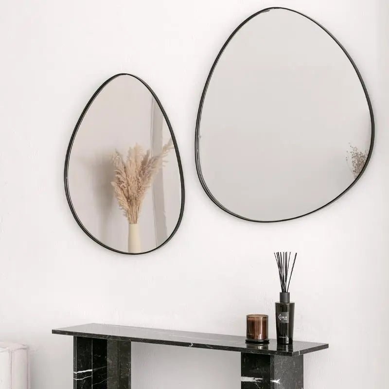 duo de miroirs muraux organiques 5716623 duo de miroirs muraux organiques 5716623