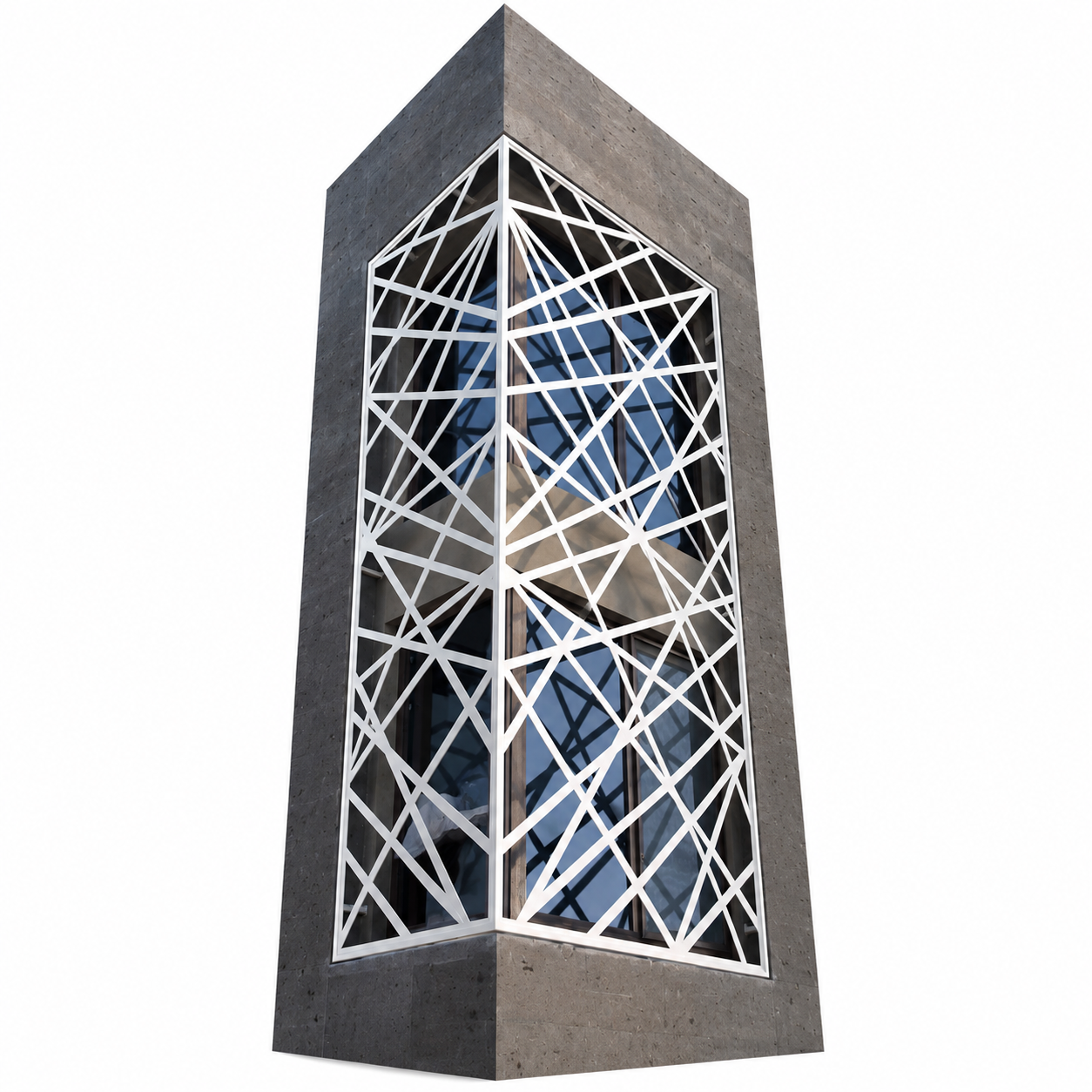 geometric corner bay window facade (1) geometric corner bay window facade (1)