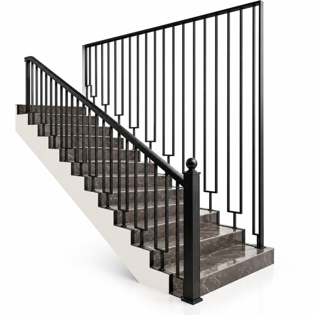 Garde-Corps Métallique Vertical Design – Sur Mesure